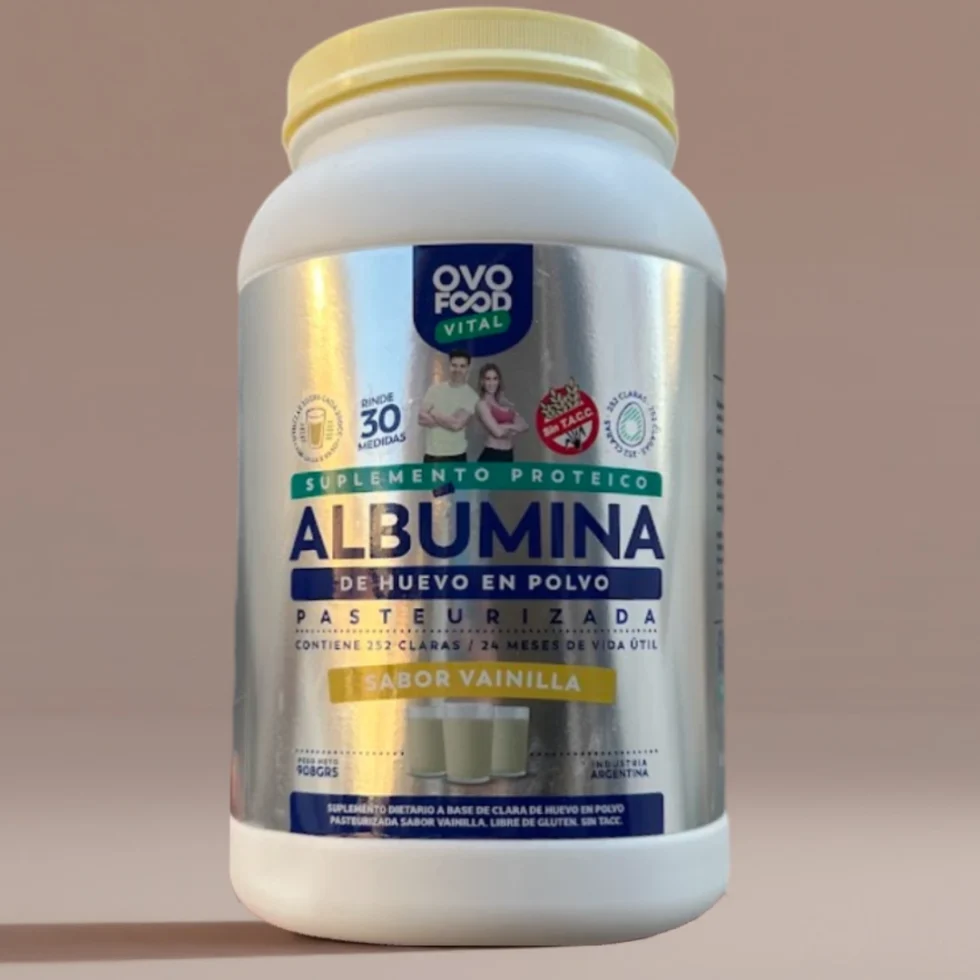 ALBUMINA DE HUEVO CLARA DE HUEVO EN POLVO Vainilla
